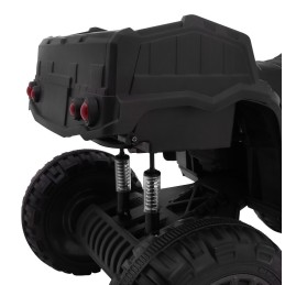 Quad XL ATV 2,4GHz na akumulator dla dzieci Czarno-Zielony + Pilot + Napęd 4x4 + Bagażnik + Wolny Start + EVA + Audio LED