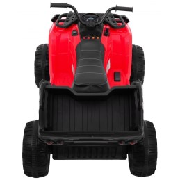 Quad XL ATV 2,4GHz na akumulator dla dzieci Czerwony + Pilot + Napęd 4x4 + Bagażnik + Wolny Start + EVA + Audio LED