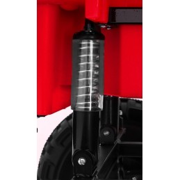 Quad XL ATV 2,4GHz na akumulator dla dzieci Czerwony + Pilot + Napęd 4x4 + Bagażnik + Wolny Start + EVA + Audio LED