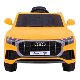 Audi Q8 Lift, SUV na akumulator dla dzieci Żółty + Pilot