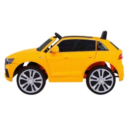 Audi Q8 Lift, SUV na akumulator dla dzieci Żółty + Pilot