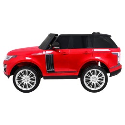 Range Rover HSE Lakierowane Autko dla 2 dzieci Czerwony SUV + Pilot + Panel audio