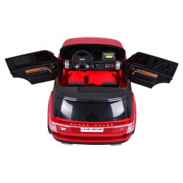 Range Rover HSE Lakierowane Autko dla 2 dzieci Czerwony SUV + Pilot + Panel audio