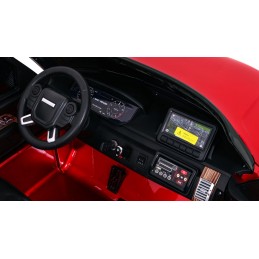 Range Rover HSE Lakierowane Autko dla 2 dzieci Czerwony SUV + Pilot + Panel audio