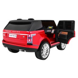 Range Rover HSE Lakierowane Autko dla 2 dzieci Czerwony SUV + Pilot + Panel audio