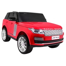 Range Rover HSE Lakierowane Autko dla 2 dzieci Czerwony SUV + Pilot + Panel audio
