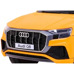 Audi Q8 Lift, SUV na akumulator dla dzieci Żółty + Pilot
