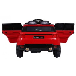 Autko Start Run na akumulator Czerwony SUV + Pilot + Funkcje bezpieczeństwa