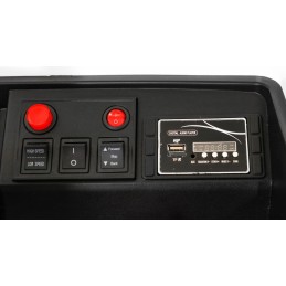 Wóz Straż Pożarna na akumulator dla dzieci + Armatka wodna + Megafon + Kogut strażacki + Pilot