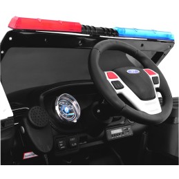Auto SUV Police na akumulator dla dzieci + Syreny + Światła + Megafon + Pilot