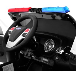 Auto SUV Police na akumulator dla dzieci + Syreny + Światła + Megafon + Pilot