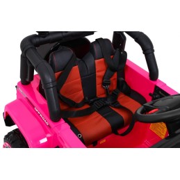 Auto Terenowe Full Time 4WD dla dzieci Różowy + Napęd 4x4 + Pilot + Audio LED + Schowek