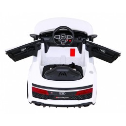 Audi R8 LIFT Samochodzik na akumulator Biały + Pilot