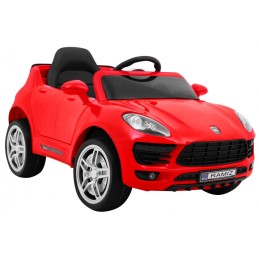 Autko Turbo-S na akumulator dla dzieci Czerwony Suv + Pilot