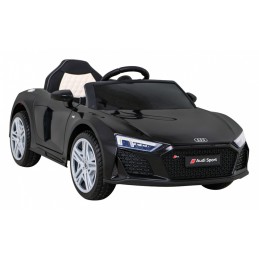 Audi R8 LIFT Samochodzik na akumulator Czarny + Pilot + Koła EVA + MP3 + LED