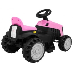 Traktor z Przyczepą Różowy