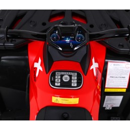 Quad XT-Speed dla dzieci Czerwony + Napęd 4x4 + EVA + Wolny Start + Radio MP3 + LED