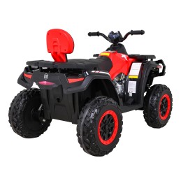 Quad XT-Speed dla dzieci Czerwony + Napęd 4x4 + EVA + Wolny Start + Radio MP3 + LED