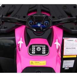 Quad XT-Speed dla dzieci Różowy + Napęd 4x4 + EVA + Wolny Start + Radio MP3 + LED