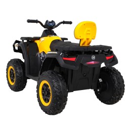 Quad XT-Speed dla dzieci Żółty + Napęd 4x4 + EVA + Wolny Start + Radio MP3 + LED