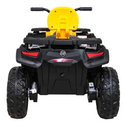 Quad XT-Speed dla dzieci Żółty + Napęd 4x4 + EVA + Wolny Start + Radio MP3 + LED