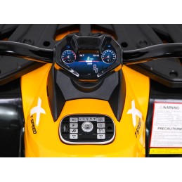 Quad XT-Speed dla dzieci Żółty + Napęd 4x4 + EVA + Wolny Start + Radio MP3 + LED