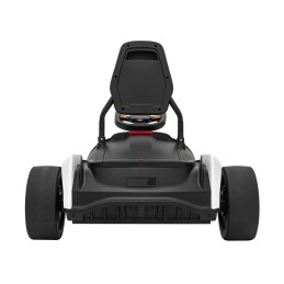 Gokart Fast 3 Drift na akumulator dla dzieci Biały + Funkcja driftu + Silniki 2x150W + Radio LED + Pasy