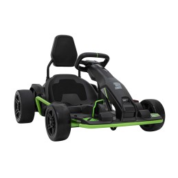 Gokart Fast 3 Drift na akumulator dla dzieci Czarny + Funkcja driftu + Silniki 2x150W + Radio LED + Pasy