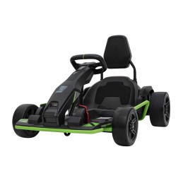 Gokart Fast 3 Drift na akumulator dla dzieci Czarny + Funkcja driftu + Silniki 2x150W + Radio LED + Pasy
