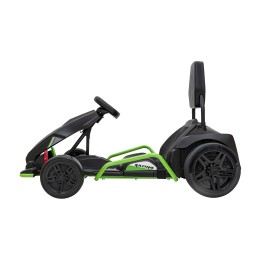 Gokart Fast 3 Drift na akumulator dla dzieci Czarny + Funkcja driftu + Silniki 2x150W + Radio LED + Pasy