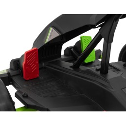 Gokart Fast 3 Drift na akumulator dla dzieci Czarny + Funkcja driftu + Silniki 2x150W + Radio LED + Pasy