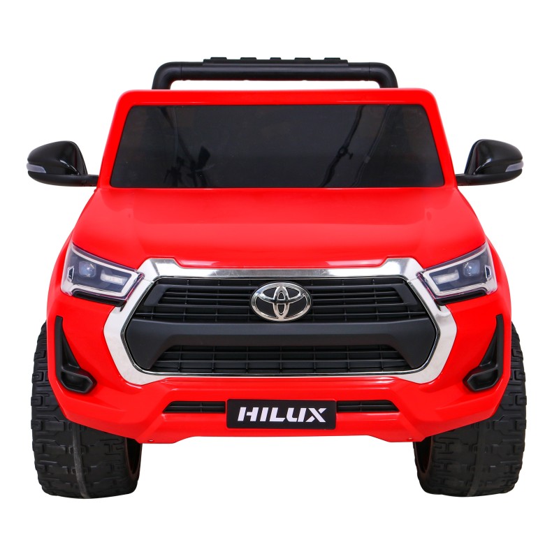 Toyota Hilux na akumulator dla dzieci Czerwony Pickup + Napęd 4x4 + Pilot