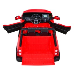 Toyota Hilux na akumulator dla dzieci Czerwony Pickup + Napęd 4x4 + Pilot