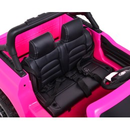 Toyota Hilux na akumulator dla dzieci, Różowy Pickup + Napęd 4x4 + Pilot