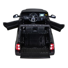 Toyota Hilux na akumulator dla dzieci Czarny Pickup + Napęd 4x4 + Pilot