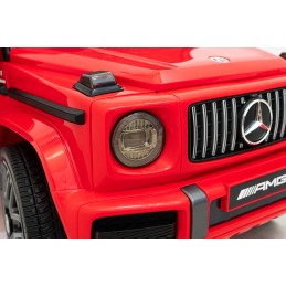 Mercedes AMG G63 dla dzieci Czerwony + Pilot