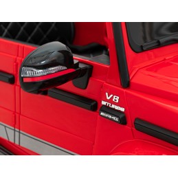 Mercedes AMG G63 dla dzieci Czerwony + Pilot