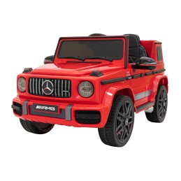 Mercedes AMG G63 dla dzieci Czerwony + Pilot