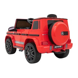 Mercedes AMG G63 dla dzieci Czerwony + Pilot
