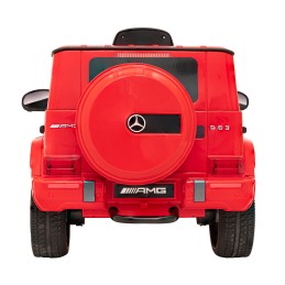 Mercedes AMG G63 dla dzieci Czerwony + Pilot
