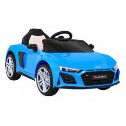 Audi R8 LIFT Samochodzik na akumulator Niebieski + Pilot + Koła EVA + MP3 + LED
