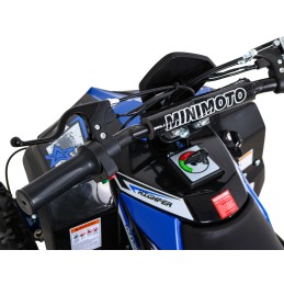 Quad HIPERFECT na akumulator Niebieski 35km/h + Silnik 1000W + Koła pompowane + Regulacja siedzenia