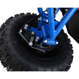 Quad HIPERFECT na akumulator Niebieski 35km/h + Silnik 1000W + Koła pompowane + Regulacja siedzenia