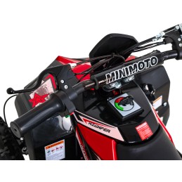 Quad HIPERFECT na akumulator Czerwony 35km/h + Silnik 1000W + Koła pompowane + Regulacja siedzenia