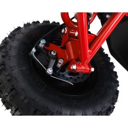 Quad HIPERFECT na akumulator Czerwony 35km/h + Silnik 1000W + Koła pompowane + Regulacja siedzenia