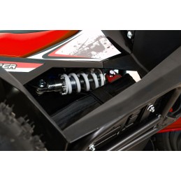 Quad HIPERFECT na akumulator Czerwony 35km/h + Silnik 1000W + Koła pompowane + Regulacja siedzenia