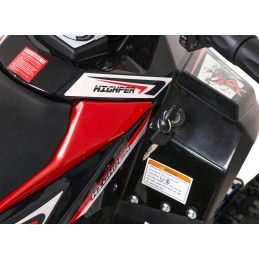 Quad HIPERFECT na akumulator Czerwony 35km/h + Silnik 1000W + Koła pompowane + Regulacja siedzenia