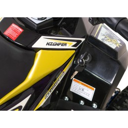 Quad HIPERFECT na akumulator Żółty 35km/h + Silnik 1000W + Koła pompowane + Regulacja siedzenia