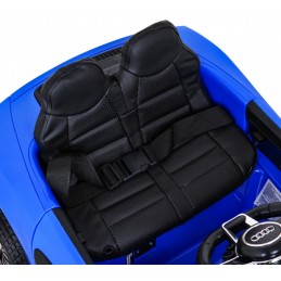 Audi R8 na akumulator dla dzieci Niebieski + Pilot + EVA + Wolny Start + MP3 LED