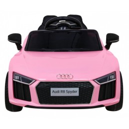 Audi R8 na akumulator dla dzieci Różowy + Pilot + EVA + Wolny Start + MP3 LED